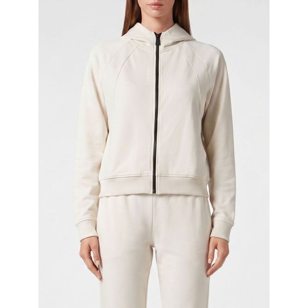 Plein Sport Women Plein Sport Slim Fit Hooded Zip-Up Jersey Sweatshirt